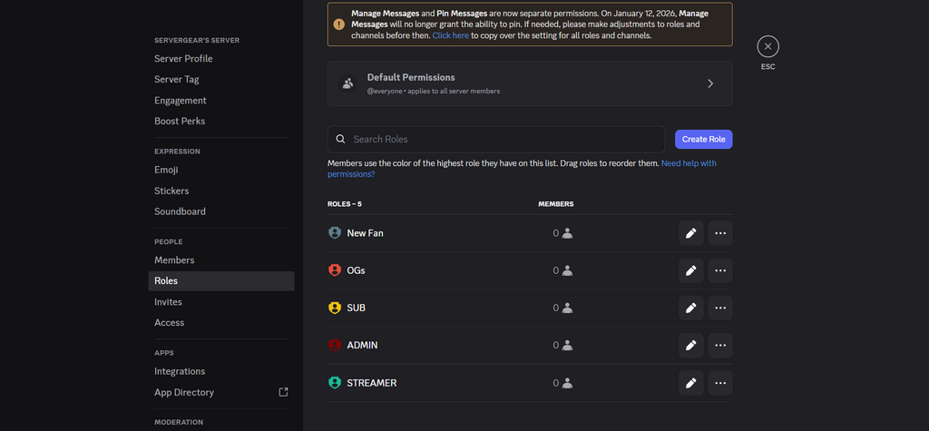 community discord server template
